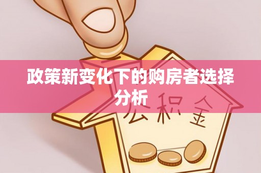 龙里政策新变化下的购房者选择分析