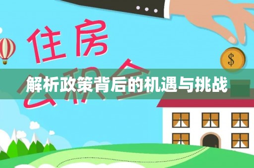 龙里解析政策背后的机遇与挑战