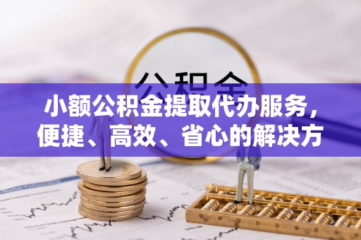 龙里小额公积金提取代办服务，便捷、高效、省心的解决方案