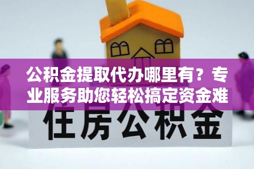 龙里公积金提取代办哪里有？专业服务助您轻松搞定资金难题