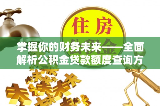 龙里掌握你的财务未来——全面解析公积金贷款额度查询方法