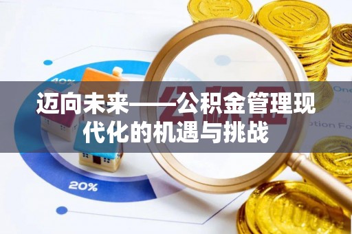 龙里迈向未来——公积金管理现代化的机遇与挑战