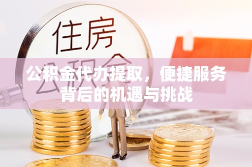 龙里公积金代办提取，便捷服务背后的机遇与挑战