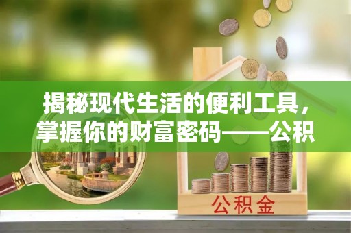 龙里揭秘现代生活的便利工具，掌握你的财富密码——公积金查询方式