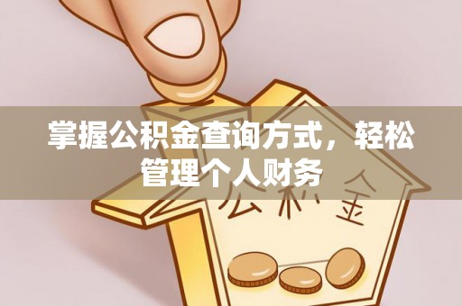龙里掌握公积金查询方式，轻松管理个人财务